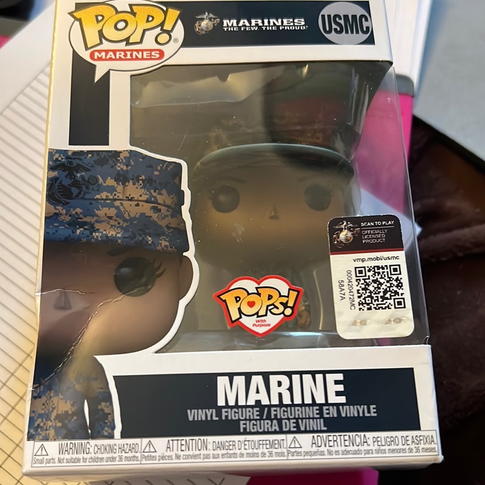 Funky pop Marines.  New in box